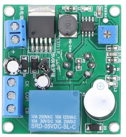 Module D'alarme de Détecteur de Fumée PVC, Capteur de Détection D'alarme Sonore et Lumineuse, Module de Relais, Contrôleur de Commutateur pour Cuisine, Hôtel, Entrepôt DC5-30V