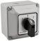 Heschen Interruttore selettore universale rotativo, SZW26-20/D202.2D, 660V 20A, 3 posizioni On-Off-On, 2 fasi 8 terminali, con scatola esterna interruttore master (Scatola più grande)