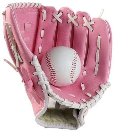 Baseball Glove,Sports Batting Gloves,Throw Catching Softball Glove 9.5/10.5/11.5/12.5 Baseball PU Leather Left Hand Catcher's Mitt for Youth Kids Adult