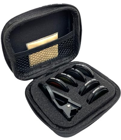 Aquarium-Objektivfilter-Set, Handy-Kamera-Objektivfilter für Riffe mit Objektiv-Clip, Kamera-Objektivfilter