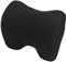 Hihaha Cojín De Cuello para Coche Almohada Reposacabezas para Coche para Cuello Y Espalda Espuma Viscoelástica Transpirable 1 Pc Negro
