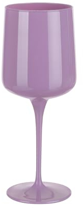 KASANOVA Servizio 3 calici vino lilla opaco in vetro