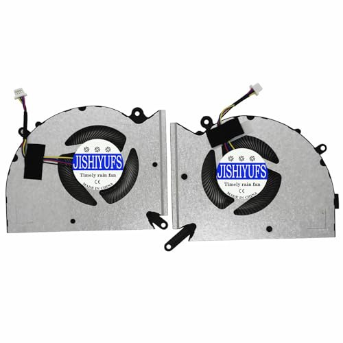 JISHIYUFS New CPU + GPU Cooler for MSI GS77 MS-17P1 PABD1A010SHR PABD1A010SHL N485 N486 Fan DC12V 0.6A