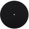 3mm Turntable Mat Black Slip Mat for Viny Record Player Turntable Platter Slipmat for Static Reduction and Clearer Sound Quality (7 inch)