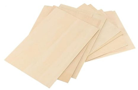 NUOBESTY 10piezas Madera Rectangulares Astillas De Madera Decoración De Hogar Ecológica