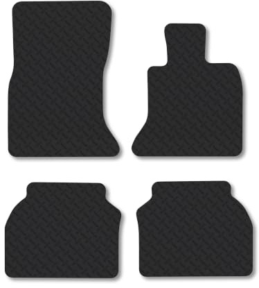BMW 5 Series GT (2009-2017) 5mm Rubber Car Mats | Heavy Duty Rubber Tailored Fit Floor Mats Full Coverage Durable Waterproof Accessories Easy Clean Anti Slip Made in the UK