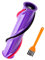 Sandiyago Brosse pour aspirateur Dyson V10, barre de défilement de rechange pour aspirateur Dyson V10, pièce de rechange v10 pour Dyson - Pièce de rechange n° 969569-01 (entraînement 3 pôles, 50 mm)