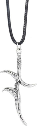 Elden Ring Dagger Pendant Necklace Middle Earth Warrior Necklace Fantasy Jewelry Gift for Gamers Stylish Cosplay Accessory Unique Design Quality Craftsmanship