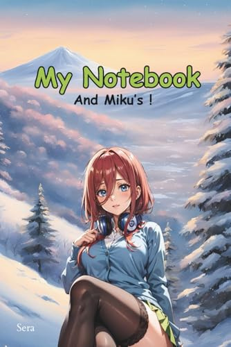 Notebook Miku Quintuplets: Anime Lined Notebook