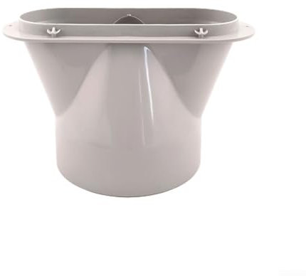 Adaptador Conector de manguera de escape para 130 mm para interfaz de tubo de plástico portátil de aire acondicionado