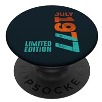 Juli 1977 Jahr 1977 Retro 1977 Vintage 1977 seit 1977 PopSockets Klebender PopGrip