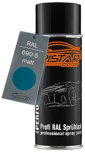 TRISTARcolor RAL 690-5 Turquoise Bombe de peinture 400 ml mat séchage rapide
