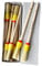 ROTIX - 93121 Lot de 12 pinceaux ronds de 20 mm de diamètre - Taille 2 - Qualité artisanale - Poils clairs.