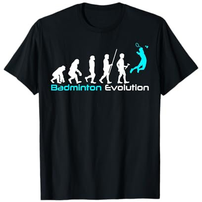 Badminton Evolution T-Shirt für Badmintonliebhaber T-Shirt