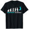 Badminton Evolution T-Shirt für Badmintonliebhaber T-Shirt