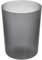 iDesign 29163 Waste Paper Bin, Round Plastic Bathroom Bin with Modern Design, Versatile Waste Bin for Bathroom, Kitchen and Other Rooms, Black