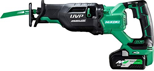 HIKOKI 57801038A - Sierra de sable a bateria Multivolt 18-36V 0-2500 rpm con 2 baterías BSL36A18 y cargador CR36DAZ