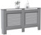 Vida Designs Milton Radiator Cover Olive Grey Traditional Painted MDF Cabinet, Large (H: 82 / W: 152 / D: 19 cm)