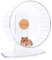 Niteangel Super-leise Hamsterräder - Leise Spinner-Hamsterräder mit verstellbarem Ständer für Zwerghamster, Gerbils, Mäuse oder andere kleine Tiere (L, Transparent)