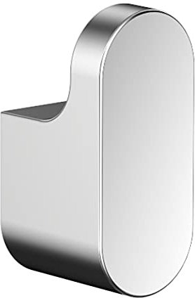 EMCO Flow Haken zur Wandmontage, praktischer Handtuchhalter aus Metall, hochwertiger Wandhaken für Handtücher oder Kleidung, chrom