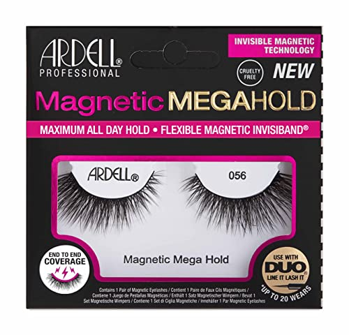 ARDELL Magnetische Wimpern (056) - Magnetische Wimpern mit durchgehend magnetischem Wimpernband für ultra Halt | vegan & wieder verwendbar