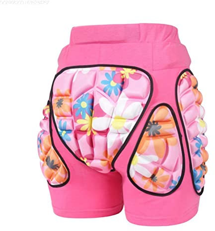Hahepo Kinder gepolsterte Shorts, Gepolsterte Protektorhosen 3D Eva gepolsterte Shorts Kinder Schutzhosen für Skifahren Snowboard Inline Skating Fahrrad