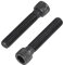 sourcing map 3/8-16x2 Hex Socket cabeza tornillo tornillos 12.9 grado aleación acero 5pcs