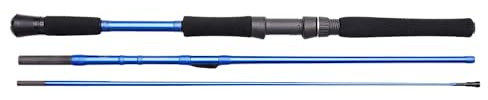 Savage Gear SGS4 Inline Bootswildrute, Angelruten, Castingruten, Raubfisch, Hecht, Barsch, Forelle, Zander, Unisex, Schwarz, 1.90m | 150-400g