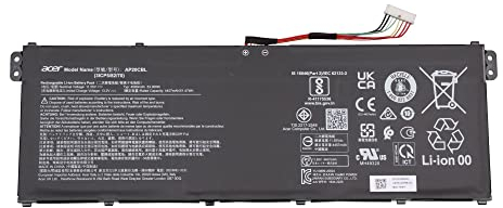 Acer AP20CBL originale Batteria 53Wh per Aspire 3 (A315-58), 5 (A515-56), 7 (A715-42G), TravelMate P2 (P215-53), Chromebook 314 (CB314-3H)