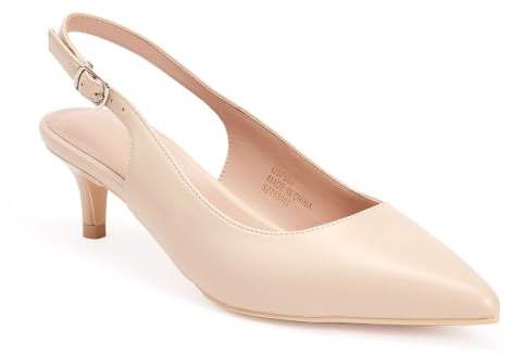 GENSHUO High Heels Pumps für Damen, geschlossene Zehenpartie, sexy Spitze Stilettos 10 cm, Pumps für Partys und Abschlussbälle
