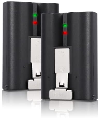 2 Replacement Battery Packs with Ring,For Video-Doorbell-Camera 2/3/4, Spotlight Camera, Camera Indoor and Outdoor, 6040mAh Rechargeable 3.65V Li-Ion Battery