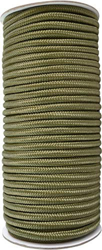 normani Allzweck Outdoor Seil 60 Meter in verschiedenen Stärken Farbe Olive Größe 7mm