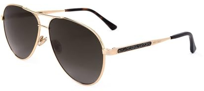 Jimmy Choo JIMENA/S Gold havana 60/12/145 Damen Sonnenbrillen