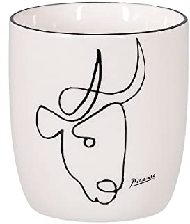 tea4chill Könitz Teebecher Picasso - Le Taureau (Stier). Teetasse 230ml, Basic Bone China Porzellan