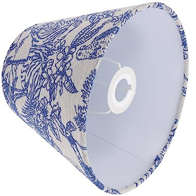 Uonlytech Titel Retro Lampenschirm Eleganter Stofflampenbezug Für Tisch Und Schreibtischlampen Für Wohnzimmer Und Schlafzimmer