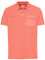 camel active Herren Piqué Poloshirt aus zertifiziertem Organic Cotton Rot-Orange, menswear-3XL