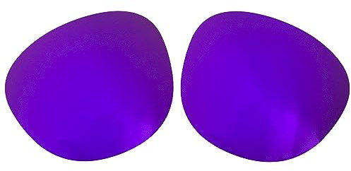 Verres polarisés de rechange pour lunettes de soleil Oakley Pitchman R OO9439 – Plusieurs options, violet, 65*47mm