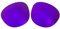 Verres polarisés de rechange pour lunettes de soleil Oakley Pitchman R OO9439 – Plusieurs options, violet, 65*47mm