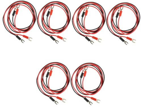 ibasenice 12pcs Phonograph Turntable Ground Wire Test Leads for Stopping Buzzing Hum Insulation Test Leads Pvc Cable Connection Circuit Wires for Electricity Connection