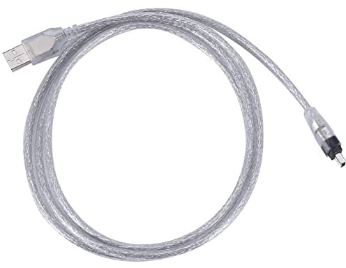INTCHE 1.5M Convertisseur De Câble Adaptateur USB vers Ieee 1394 Firewire Dv À 4 Broches pour Caméra Pc