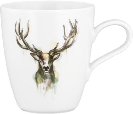 Seltmann Weiden [DL] Life Becher mit Henkel 0,40 l rund Nature Hirsch [RAB] [SP]