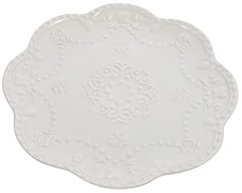 Alipis plateau de thé assiettes décor assiette de pâtes accessoire de maison assiette de restaurant désert Une assiette de dessert petite assiette céramique blanche