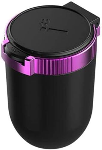 ANYANH Tragbare Auto Aschenbecher für Opel Corsa D 2006-2014, Aschenbecher Auto mit Deckel Auto Zigarettenanzünder Material windsicher