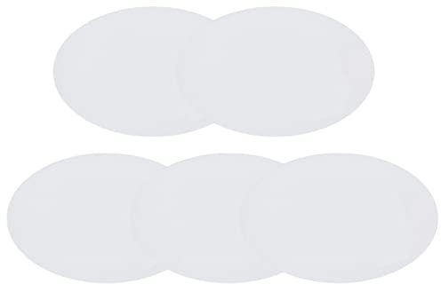 Anneome 2er-Pack Baumwoll- Oval Künstlerpapier Tafel Ölgemälde- 30 X 40 cm Weiß Für Künstler Und Bastler