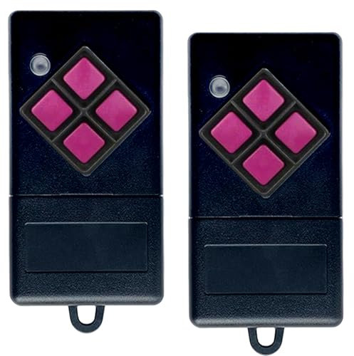 Garagentoröffner kompatibler Handsender für Dickert MAHS433-01, MAHS433-04, S10-433A1L00, S5-433A2L00, Kompatibel mit Dickert 433,92MHz Dip-Schalter (433 4button 2 stuck)