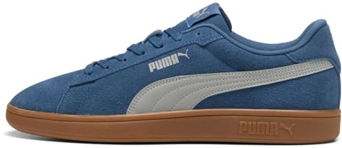 PUMA Unisex Smash 3.0 Sneaker, Dark Indigo Gray Echo Gum, 43 EU