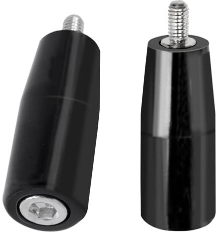 GLARKS 2pcs M6 x 50mm Revolving Handle, Black Revolving-Handwheel Machine Handles, Trailer Jack Knob for Milling Machine and Hose Reel, Table Saw Adjusting