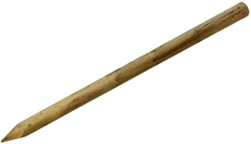 Wooden Tree Support Stake Long Life Treated Fence Post (1.2m Long x 50mm Diameter)