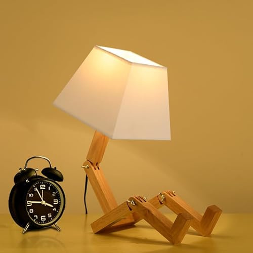 TONGNIDA Tischlampe Einzigartig gestaltete, verstellbare Tischlampe im Vintage-Stil, geeignet für Nachttische, Schlafzimmer und Schreibtische.