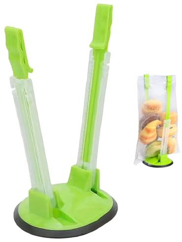 1/2/3pcs Freezer Bag Holder Stand, Plastic Reusable Freezer Bag Racks Holders, Fresh-Keeping Bag Holder, Meal Planing Freezer Bags Food Holder, Easy to Use for Kitchen (1pc)